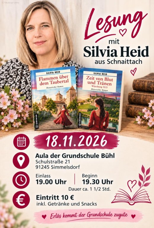 Lesung mit Sivia Heid aus Schnaittach